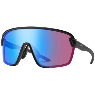 Smith - Lunettes de soleil - Bobcat Matte Black ChromaPop Low Light Rose Blue Mirror - Noir Smith - Lunettes de soleil - Bobcat Matte Black ChromaPop Low Light Rose Blue Mirror - Noir