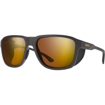 Smith - Lunettes de soleil photochromiques - Embark Matte Gravy ChromaPop Glacier Photochromic Copper Gold Mirror - Noir Smith - Lunettes de soleil photochromiques - Embark Matte Gravy ChromaPop Glacier Photochromic Copper Gold Mirror - Noir