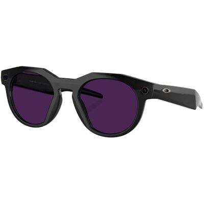Oakley - Lunettes connectées photochromiques - Meta HSTN Black/Transitions Amethyst - Noir Oakley - Lunettes connectées photochromiques - Meta HSTN Black/Transitions Amethyst - Noir