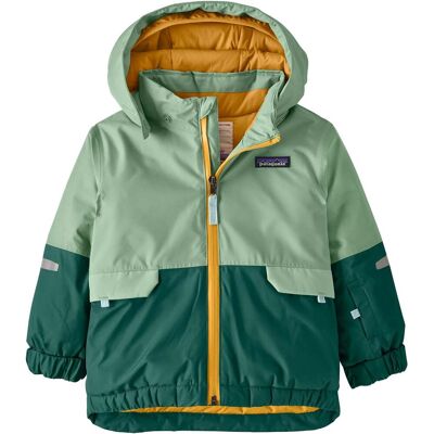 Patagonia - Veste de ski à capuche amovible- Enfant - Baby Snow Pile Jkt Ellwood Green - Taille Enfant 2 ans - Vert Patagonia - Veste de ski à capuche amovible- Enfant - Baby Snow Pile Jkt Ellwood Green - Taille Enfant 2 ans - Vert