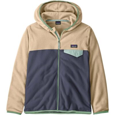 Patagonia - Polaire à capuche - K's Micro D Snap-T Jkt Smolder Blue - Taille Enfant 149 - Bleu Patagonia - Polaire à capuche - K's Micro D Snap-T Jkt Smolder Blue - Taille Enfant 149 - Bleu