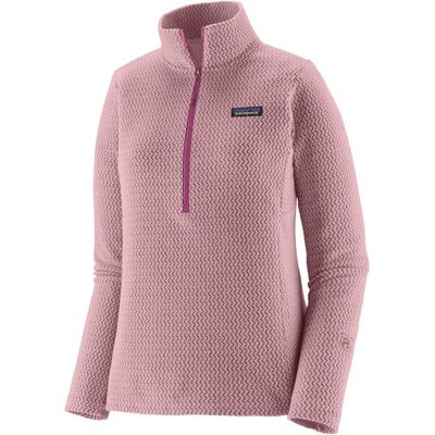 Patagonia - Polaire gaufrée à col zippé - W's R1 Air Zip Neck Quiet Violet pour Femme - Taille S Patagonia - Polaire gaufrée à col zippé - W's R1 Air Zip Neck Quiet Violet pour Femme - Taille S