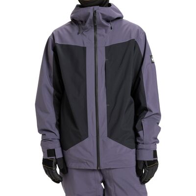 Quiksilver - Veste de ski/snowboard stretch en PrimaLoft® Silver Active - Ultralight Stretch 20k Jacket Graystone pour Homme - Taille M - Gris Quiksilver - Veste de ski/snowboard stretch en PrimaLoft® Silver Active - Ultralight Stretch 20k Jacket Graystone pour Homme - Taille M - Gris