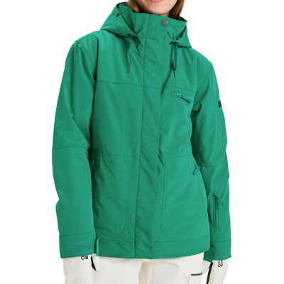 Roxy - Veste de ski légère - Brylee Jacket Vivid Green pour Femme - Taille L - Vert Roxy - Veste de ski légère - Brylee Jacket Vivid Green pour Femme - Taille L - Vert