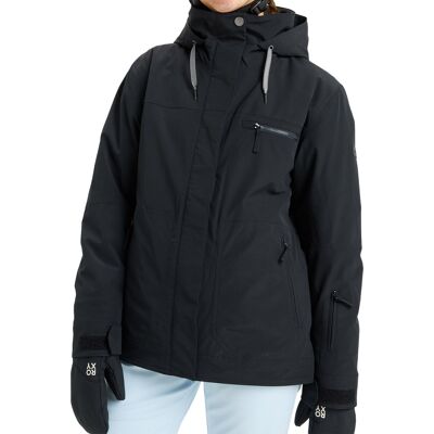 Roxy - Veste de ski légère - Brylee Jacket True Black pour Femme - Taille L - Noir Roxy - Veste de ski légère - Brylee Jacket True Black pour Femme - Taille L - Noir