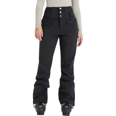 Roxy - Pantalon de ski taille haute - Rising High Pant True Black pour Femme - Taille L - Noir Roxy - Pantalon de ski taille haute - Rising High Pant True Black pour Femme - Taille L - Noir