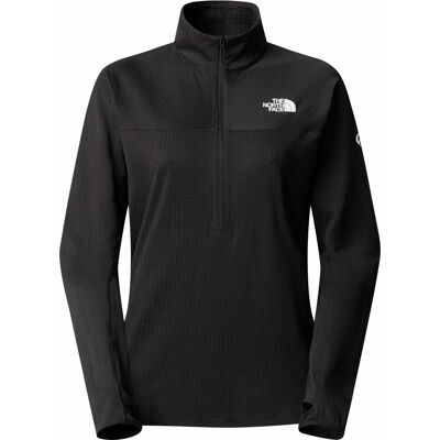The North Face - Polaire d'alpinisme - W Summit Futurefleece LT 1/2 Zip TNF Black pour Femme - Taille L - Noir The North Face - Polaire d'alpinisme - W Summit Futurefleece LT 1/2 Zip TNF Black pour Femme - Taille L - Noir