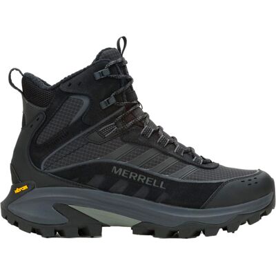 Merrell - Chaussures de randonnée hivernale imperméables en PrimaLoft® - Moab Speed 2 Thermo Mid WP Triple Black pour Homme en Cuir - Taille 41,5 - Merrell - Chaussures de randonnée hivernale imperméables en PrimaLoft® - Moab Speed 2 Thermo Mid WP Triple Black pour Homme en Cuir - Taille 41,5 -