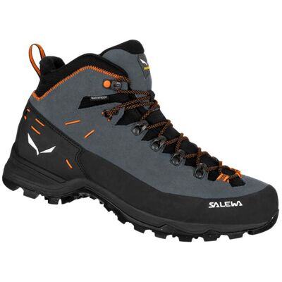 Salewa - Chaussures de randonnée pour l'hiver - Alp Mate Winter Mid Wp M Onyx/Black pour Homme en Cuir - Taille 44,5 - Gris Salewa - Chaussures de randonnée pour l'hiver - Alp Mate Winter Mid Wp M Onyx/Black pour Homme en Cuir - Taille 44,5 - Gris