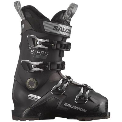 Salomon - Chaussures de ski - S/Pro Hv 90 W Gw Black/Silver Met/Beluga pour Femme - Taille 36 2/3-37 - Noir Salomon - Chaussures de ski - S/Pro Hv 90 W Gw Black/Silver Met/Beluga pour Femme - Taille 36 2/3-37 - Noir