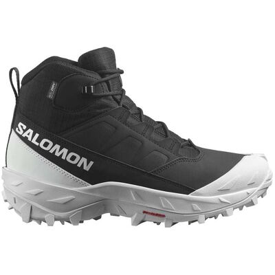 Salomon - Chaussures de randonnée d'hiver - Crosstrak WP Black/Black/White pour Homme - Taille 42 2/3 - Noir Salomon - Chaussures de randonnée d'hiver - Crosstrak WP Black/Black/White pour Homme - Taille 42 2/3 - Noir