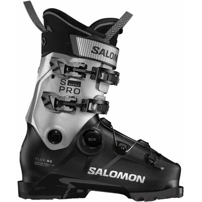 Salomon - Chaussures de ski - S/Pro Supra Boa 95 W Black Silver pour Femme - Taille 36 2/3-37 - Noir Salomon - Chaussures de ski - S/Pro Supra Boa 95 W Black Silver pour Femme - Taille 36 2/3-37 - Noir