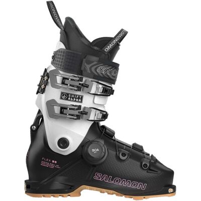Salomon - Chaussures de ski all-mountain - Shift Alpha Boa 95 W pour Femme en Aluminium - Taille 38-39 - Noir Salomon - Chaussures de ski all-mountain - Shift Alpha Boa 95 W pour Femme en Aluminium - Taille 38-39 - Noir