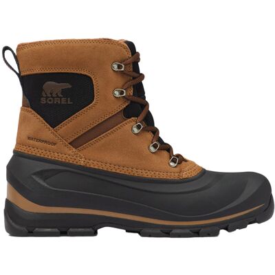 Sorel - Chaussures montantes imperméables et chaudes - Buxton Lace Boot WP Delta Black pour Homme en Cuir - Taille 44,5 - Marron Sorel - Chaussures montantes imperméables et chaudes - Buxton Lace Boot WP Delta Black pour Homme en Cuir - Taille 44,5 - Marron