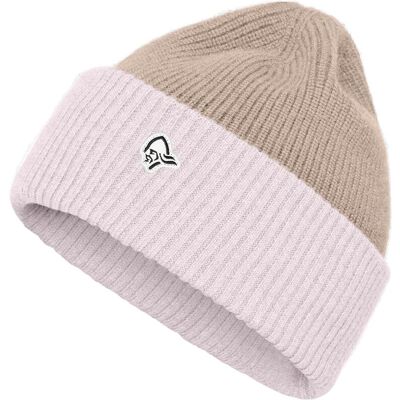 Norrona - Bonnet en coton organique - /29 Heavy Merinoull Contrast Beanie Pure Cashmere en Laine - Beige Norrona - Bonnet en coton organique - /29 Heavy Merinoull Contrast Beanie Pure Cashmere en Laine - Beige