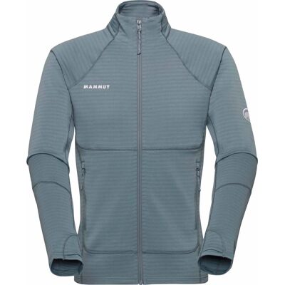 Mammut - Polaire stretch en Polartec® Power Stretch® zippée - Taiss ML Jacket Men Strata pour Homme - Taille S - Gris Mammut - Polaire stretch en Polartec® Power Stretch® zippée - Taiss ML Jacket Men Strata pour Homme - Taille S - Gris