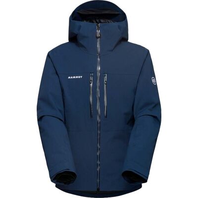 Mammut - Veste thermique de ski isolante et imperméable - Stoney HS Thermo Hooded Jacket Men Marine pour Homme - Taille L - Navy Mammut - Veste thermique de ski isolante et imperméable - Stoney HS Thermo Hooded Jacket Men Marine pour Homme - Taille L - Navy