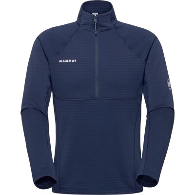 Mammut - Polaire stretch en Polartec® à demi-zip - Taiss ML Half Zip Pull Men Marine pour Homme - Taille M - Navy Mammut - Polaire stretch en Polartec® à demi-zip - Taiss ML Half Zip Pull Men Marine pour Homme - Taille M - Navy
