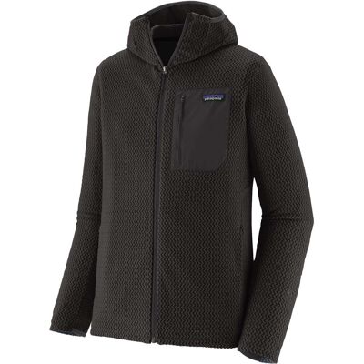 Patagonia - Polaire zippée légère et respirante - M's R1 Air Full-Zip Hoody Black pour Homme - Taille XXL - Noir Patagonia - Polaire zippée légère et respirante - M's R1 Air Full-Zip Hoody Black pour Homme - Taille XXL - Noir