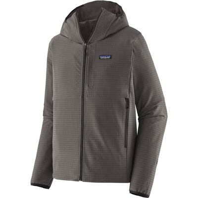 Patagonia - Polaire chaude et extensible zippée - M's R1 TechFace Hoody Forge Grey pour Homme - Taille M - Gris Patagonia - Polaire chaude et extensible zippée - M's R1 TechFace Hoody Forge Grey pour Homme - Taille M - Gris
