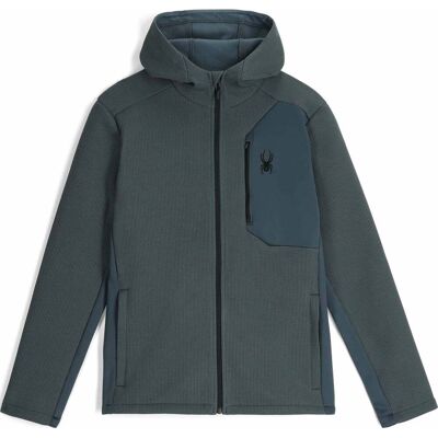 Spyder - Veste polaire à capuche - Bandit Hooded Jacket Slate Blue pour Homme - Taille L - Bleu Spyder - Veste polaire à capuche - Bandit Hooded Jacket Slate Blue pour Homme - Taille L - Bleu