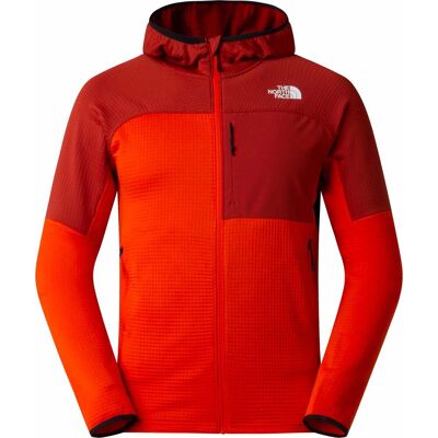 The North Face - Polaire légère à capuche en Polartec® Power Grid zippée - M Polartec Powergrid Stormgap Hoodie Lava Red Iron Clay pour Homme - Taille The North Face - Polaire légère à capuche en Polartec® Power Grid zippée - M Polartec Powergrid Stormgap Hoodie Lava Red Iron Clay pour Homme - Taille