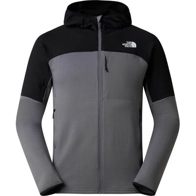 The North Face - Polaire en Polartec® - M Polartec Powergrid Stormgap Hoodie Smoked Pearl TNF Black pour Homme - Taille L - Gris The North Face - Polaire en Polartec® - M Polartec Powergrid Stormgap Hoodie Smoked Pearl TNF Black pour Homme - Taille L - Gris
