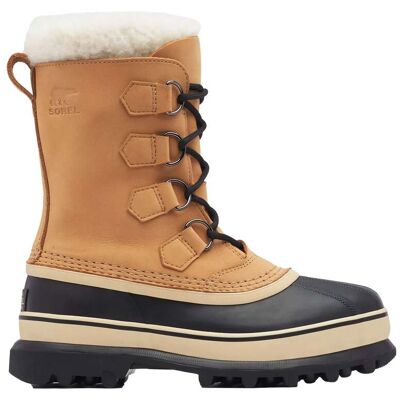 Sorel - Après-skis chauds et imperméables - Bottes Caribou Buff Women pour Femme en Cuir - Taille 38,5 - Marron Sorel - Après-skis chauds et imperméables - Bottes Caribou Buff Women pour Femme en Cuir - Taille 38,5 - Marron