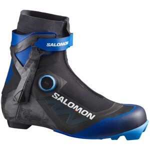Salomon - Chaussure de ski nordique skating - S/Race Skate Boa Black/Race Blue - Taille 10 UK - Noir Salomon - Chaussure de ski nordique skating - S/Race Skate Boa Black/Race Blue - Taille 10 UK - Noir