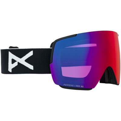 Anon - Masque de ski/snowboard - M5S Black Perceive Sun Red en Silicone - Noir Anon - Masque de ski/snowboard - M5S Black Perceive Sun Red en Silicone - Noir