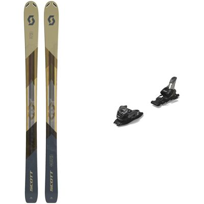 Scott - Packs (skis + fix) - Skis freeride - Pack Pure Mission 98Ti 2025 en Bois - Beige Scott - Packs (skis + fix) - Skis freeride - Pack Pure Mission 98Ti 2025 en Bois - Beige