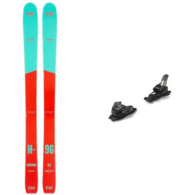 Zag - Packs (skis + fix) - Skis freeride - Pack Harfang 96 Lady 2026 pour Femme en Bois - Rouge Zag - Packs (skis + fix) - Skis freeride - Pack Harfang 96 Lady 2026 pour Femme en Bois - Rouge