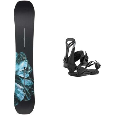 Burton - Packs (snowboard + fix) - Snowboard all mountain - Pack Process FV 2026 pour Homme - Noir Burton - Packs (snowboard + fix) - Snowboard all mountain - Pack Process FV 2026 pour Homme - Noir