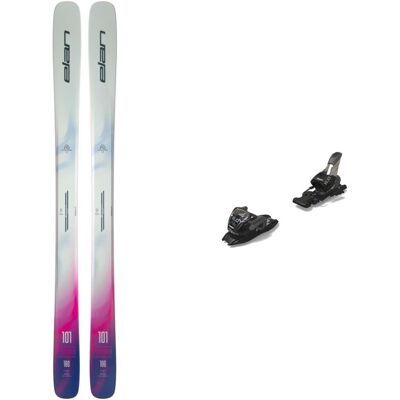 Elan - Packs (skis + fix) - Skis freestyle/backcountry - Pack Playmaker 101 2026 en Bois - Noir Elan - Packs (skis + fix) - Skis freestyle/backcountry - Pack Playmaker 101 2026 en Bois - Noir