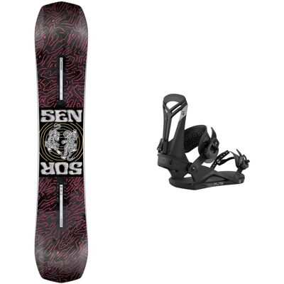 Nidecker - Packs (snowboard + fix) - Snowboard all-mountain freestyle - Pack Sensor Women 2026 pour Femme en Bois - Rouge Nidecker - Packs (snowboard + fix) - Snowboard all-mountain freestyle - Pack Sensor Women 2026 pour Femme en Bois - Rouge