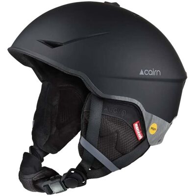 Cairn - Casque de ski/snowboard - Rise Mips® Mat Black Lava - Taille 54-56 cm - Noir Cairn - Casque de ski/snowboard - Rise Mips® Mat Black Lava - Taille 54-56 cm - Noir