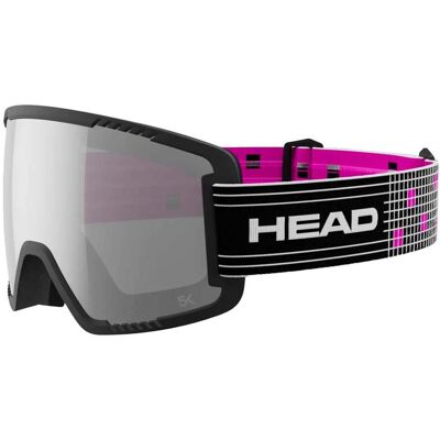 Head - Masque de ski - Contex Pro 5K Race Vis RD + SL en Silicone - Taille L - Noir Head - Masque de ski - Contex Pro 5K Race Vis RD + SL en Silicone - Taille L - Noir
