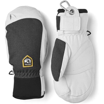 Hestra - Moufles de ski chaudes et résistantes - Army Leather Patrol Mitt Charcoal en Softshell - Taille 9 - Gris Hestra - Moufles de ski chaudes et résistantes - Army Leather Patrol Mitt Charcoal en Softshell - Taille 9 - Gris
