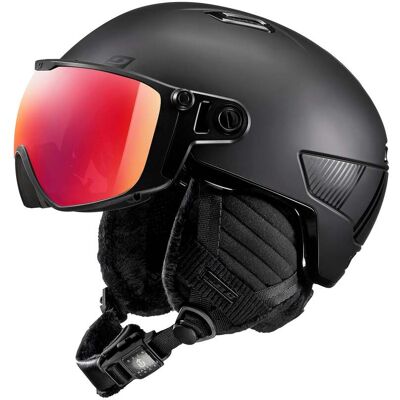 Julbo - Casque de ski/snowboard à visière - Globe Evo Mips Reactiv 1-3 LA Black - Taille 58-62 cm - Noir Julbo - Casque de ski/snowboard à visière - Globe Evo Mips Reactiv 1-3 LA Black - Taille 58-62 cm - Noir