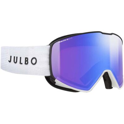 Julbo - Masque de ski photochromique - Cyrius-X Reactiv 1-3 GC Black/White en Silicone - Blanc Julbo - Masque de ski photochromique - Cyrius-X Reactiv 1-3 GC Black/White en Silicone - Blanc