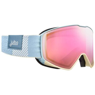 Julbo - Masque de ski photochromique - Cyrius-X Reactiv 1-3 GC Blue/Beige en Silicone - Bleu Julbo - Masque de ski photochromique - Cyrius-X Reactiv 1-3 GC Blue/Beige en Silicone - Bleu
