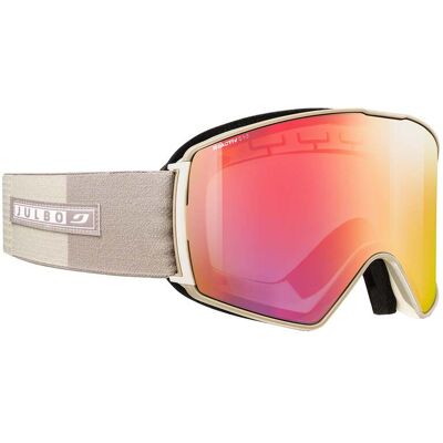 Julbo - Masque de ski photochromique - Launcher Reactiv 1-3 HC Beige/Brown en Silicone Julbo - Masque de ski photochromique - Launcher Reactiv 1-3 HC Beige/Brown en Silicone