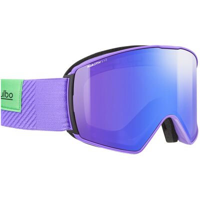 Julbo - Masque de ski photochromique - Launcher Reactiv 1-3 HC Purple/Black en Silicone - Violet Julbo - Masque de ski photochromique - Launcher Reactiv 1-3 HC Purple/Black en Silicone - Violet