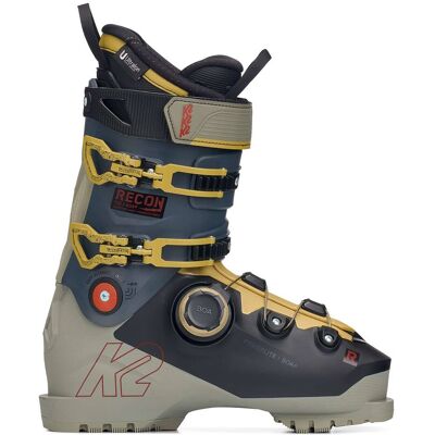 K2 - Chaussures de ski alpin - Recon 110 Boa Grey/Gold pour Homme - Taille 45,5 - Gris K2 - Chaussures de ski alpin - Recon 110 Boa Grey/Gold pour Homme - Taille 45,5 - Gris