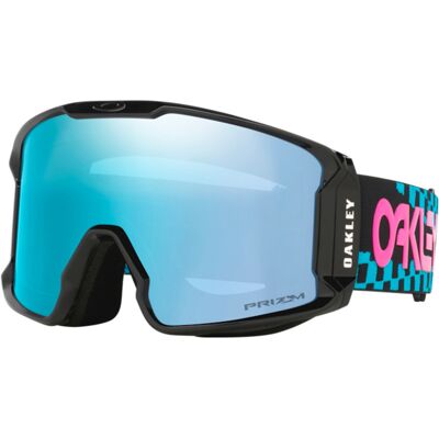 Oakley - Masque de ski - Line Miner L Chex Black Prizm Sapphire en Silicone - Rose Oakley - Masque de ski - Line Miner L Chex Black Prizm Sapphire en Silicone - Rose