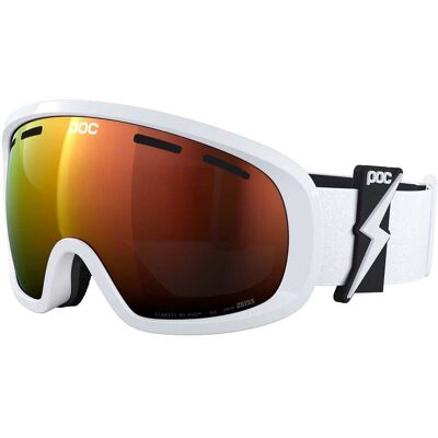 POC - Masque de ski - Fovea Mid Blixten White/Partly Sunny Orange - Blanc POC - Masque de ski - Fovea Mid Blixten White/Partly Sunny Orange - Blanc