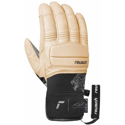 Reusch - Gants de ski chauds - Reusch Marco Odermatt Tan/Black en Softshell - Taille 8 - Beige Reusch - Gants de ski chauds - Reusch Marco Odermatt Tan/Black en Softshell - Taille 8 - Beige