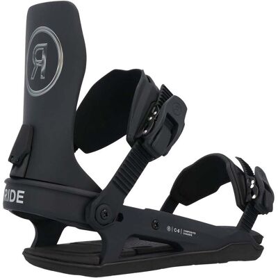 RIDE - Fixations de snowboard all-mountain - C-6 Black pour Homme en Nylon - Taille L - Noir RIDE - Fixations de snowboard all-mountain - C-6 Black pour Homme en Nylon - Taille L - Noir