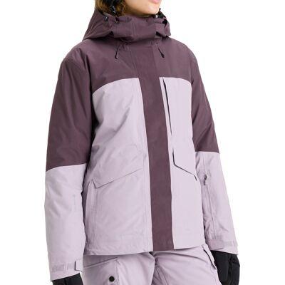 Roxy - Veste de ski/snowboard en GORE-TEX et en PrimaLoft® - Gore-Tex Stormday Jacket Nirvana pour Femme - Taille L - Rose Roxy - Veste de ski/snowboard en GORE-TEX et en PrimaLoft® - Gore-Tex Stormday Jacket Nirvana pour Femme - Taille L - Rose