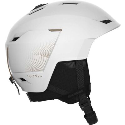 Salomon - Casque de ski/snowboard - Icon Lt Pro White - Taille S - Blanc Salomon - Casque de ski/snowboard - Icon Lt Pro White - Taille S - Blanc